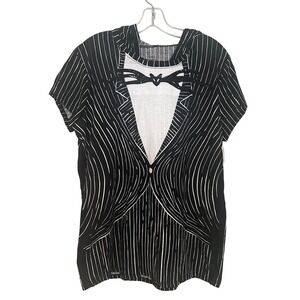 Disney Nightmare Before Christmas Skellington Shirt‎ Women's XXL Hoodie Costume